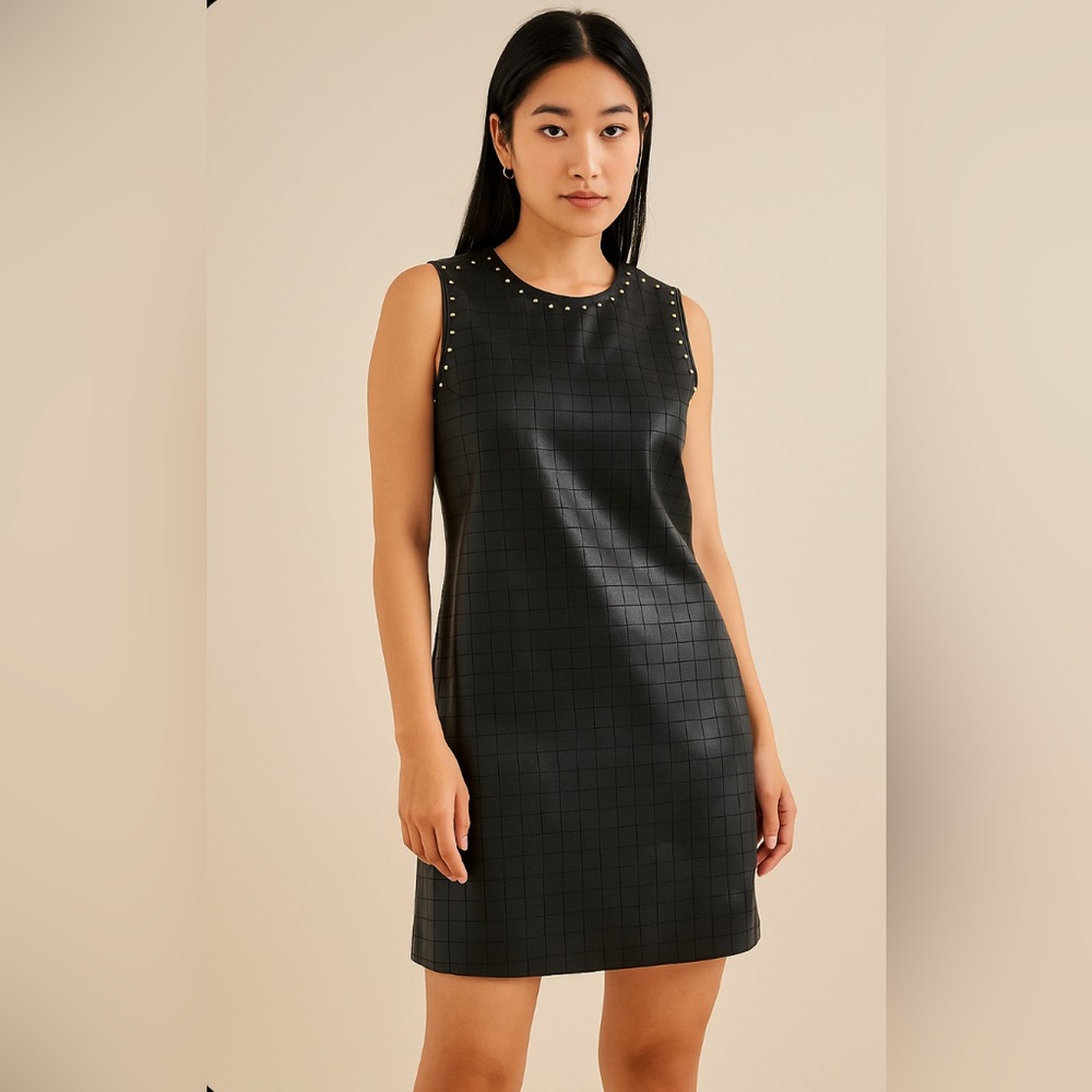 Zara Black Studded Mini Dress